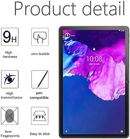 [2 חבילה] מגן מסך מסחר TDA עבור Lenovo Tab P11 / Tab P11 פלוס סרט מסך זכוכית מחוסמת [9H קשיות] [חופשי